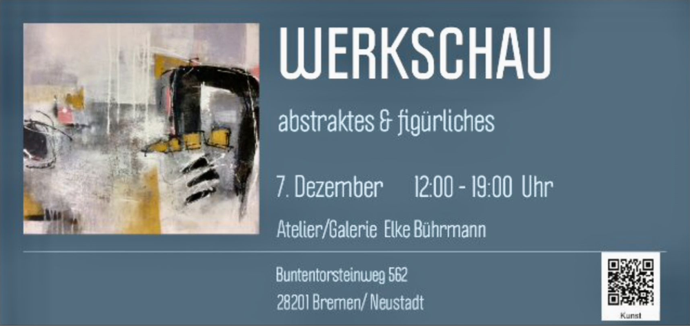 07.12.2019 Werkschau, Galerie Elke Bührmann